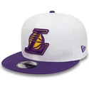 petten-plat-wit-snapback-9fifty-crown-patches-champions-van-los-angeles-lakers-nba-van-new-era