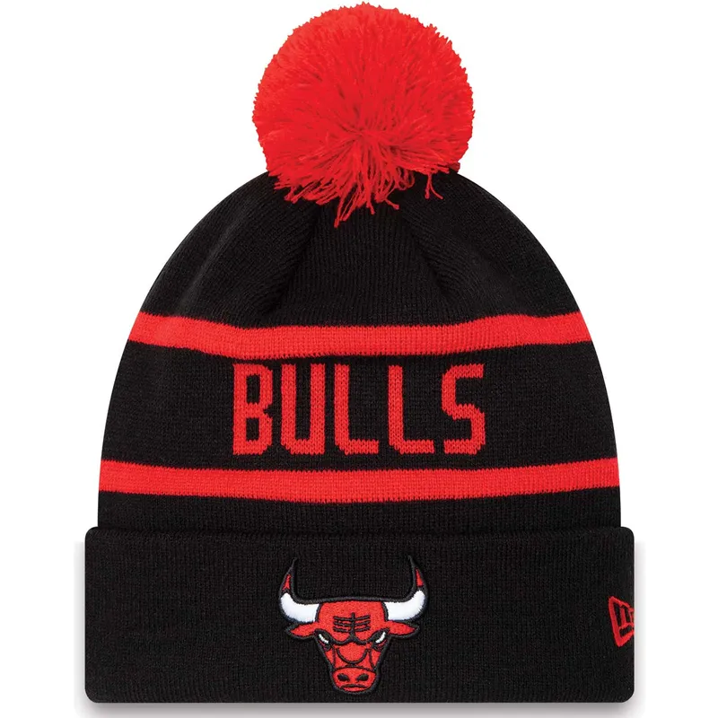 mutsen-pompon-zwart-cuff-jake-van-chicago-bulls-nba-van-new-era