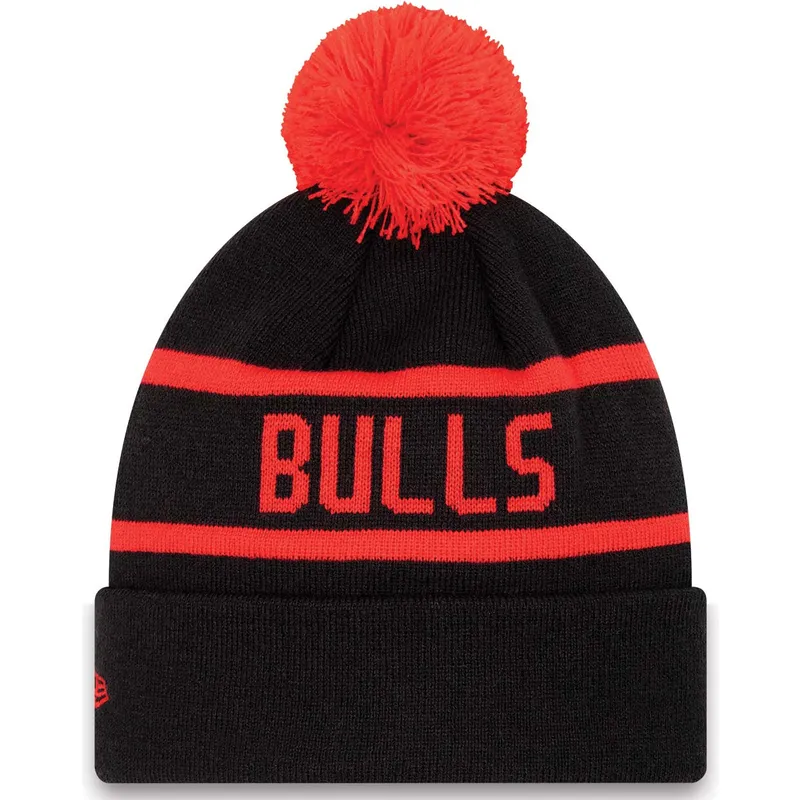 mutsen-pompon-zwart-cuff-jake-van-chicago-bulls-nba-van-new-era