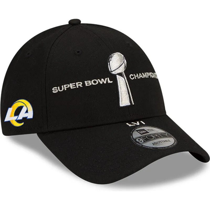 petten-gebogen-zwart-snapback-9forty-parade-super-bowl-champions-lvi-2022-van-los-angeles-rams-nfl-van-new-era petten-gebogen-zwart-snapback-9forty-parade-super-bowl-champions-lvi-2022-van-los-angeles-rams-nfl-van-new-era