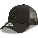 petten-gebogen-zwart-snapback-a-frame-tonal-mesh-van-chicago-white-sox-mlb-van-new-era
