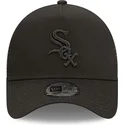 petten-gebogen-zwart-snapback-a-frame-tonal-mesh-van-chicago-white-sox-mlb-van-new-era