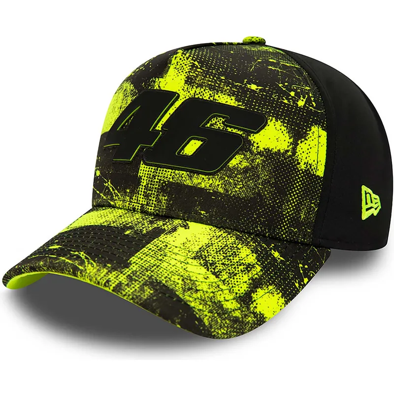 petten-gebogen-geel-snapback-valentino-rossi-vr46-9forty-all-over-print-van-valentino-rossi-vr46-motogp-van-new-era