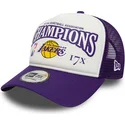 petten-gebogen-paars-snapback-a-frame-league-champions-van-los-angeles-lakers-nba-van-new-era