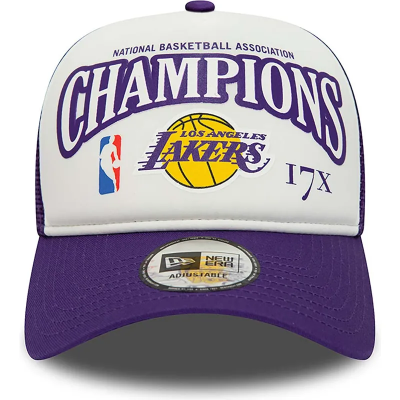 petten-gebogen-paars-snapback-a-frame-league-champions-van-los-angeles-lakers-nba-van-new-era