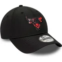 petten-gebogen-zwart-verstelbaar-9forty-print-infill-van-chicago-bulls-nba-van-new-era