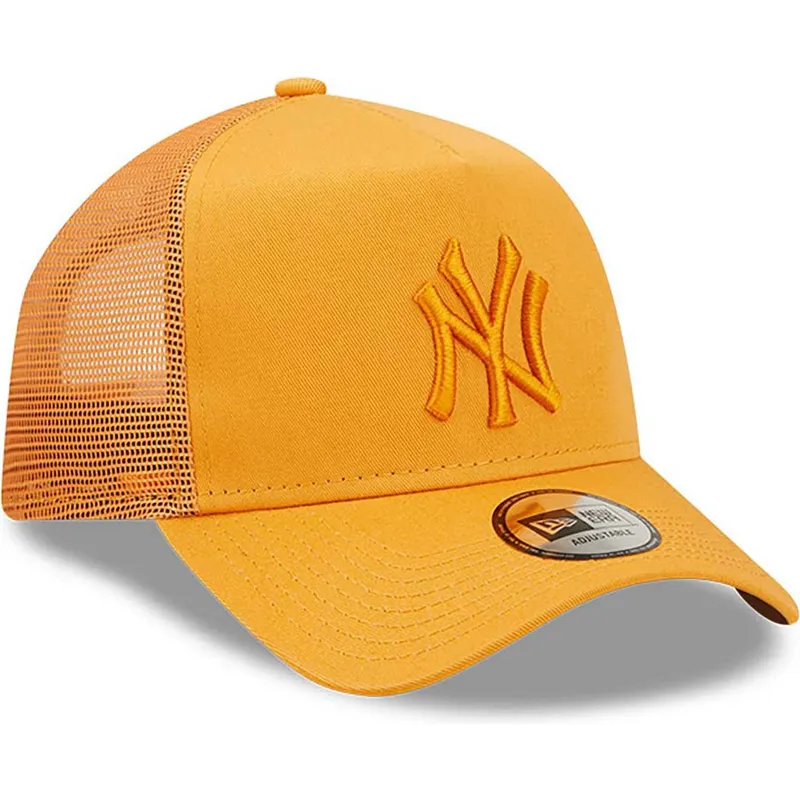 petten-gebogen-oranje-snapback-a-frame-tonal-mesh-van-new-york-yankees-mlb-van-new-era petten-gebogen-oranje-snapback-a-frame-tonal-mesh-van-new-york-yankees-mlb-van-new-era