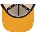 petten-gebogen-oranje-snapback-a-frame-tonal-mesh-van-new-york-yankees-mlb-van-new-era