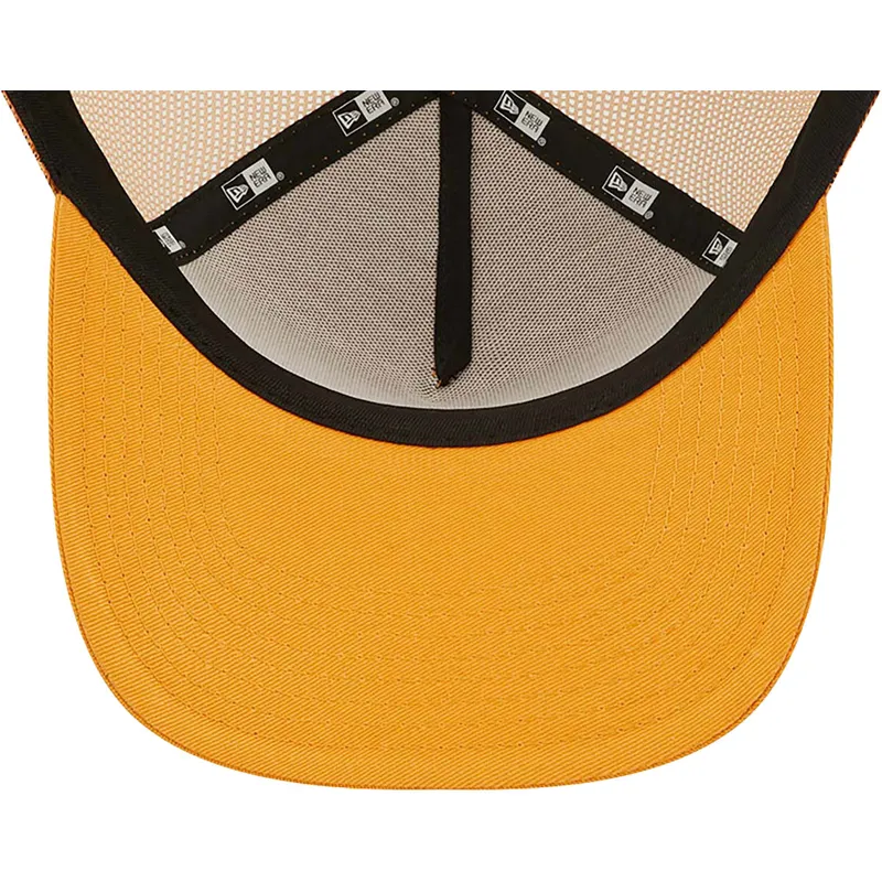 petten-gebogen-oranje-snapback-a-frame-tonal-mesh-van-new-york-yankees-mlb-van-new-era petten-gebogen-oranje-snapback-a-frame-tonal-mesh-van-new-york-yankees-mlb-van-new-era