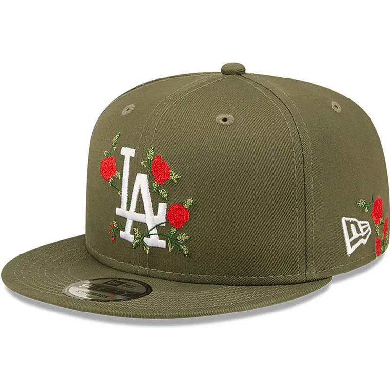 petten-plat-groen-snapback-9fifty-flower-van-los-angeles-dodgers-mlb-van-new-era petten-plat-groen-snapback-9fifty-flower-van-los-angeles-dodgers-mlb-van-new-era