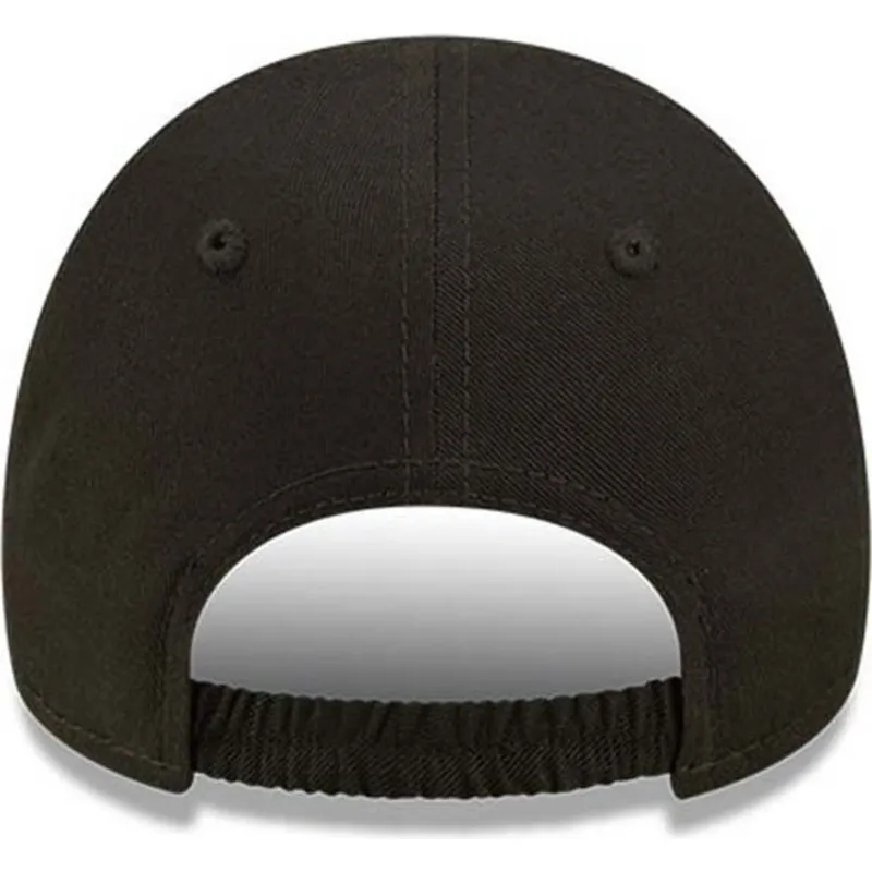 petten-gebogen-zwart-verstelbaar-voor-kinderen-9forty-league-essential-van-new-york-yankees-mlb-van-new-era