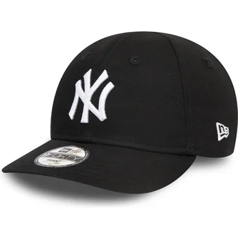 Petten gebogen zwart verstelbaar voor kinderen 9FORTY League Essential van New York Yankees MLB van New Era