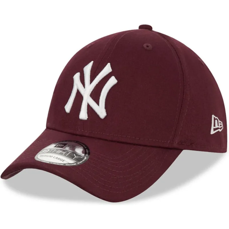 petten-gebogen-rood-fitted-39thirty-league-essential-van-new-york-yankees-mlb-van-new-era