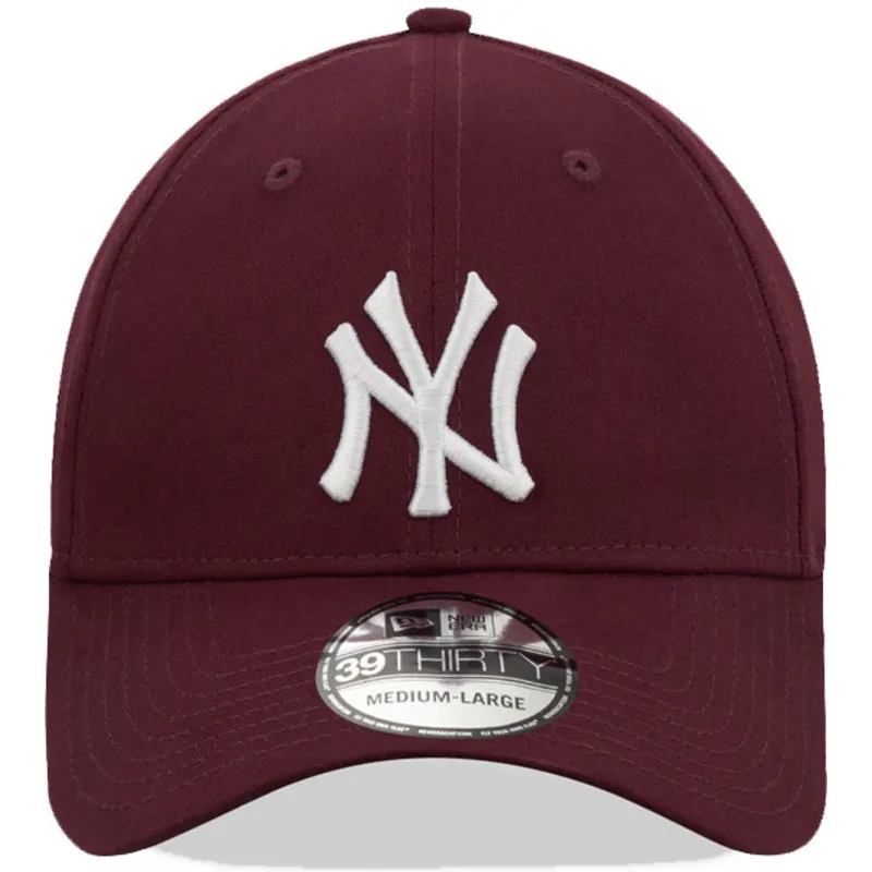 petten-gebogen-rood-fitted-39thirty-league-essential-van-new-york-yankees-mlb-van-new-era