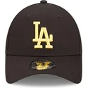 petten-gebogen-zwart-verstelbaar-9forty-league-essential-van-los-angeles-dodgers-mlb-van-new-era