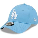 petten-gebogen-blauw-verstelbaar-voor-kinderen-9forty-league-essential-van-los-angeles-dodgers-mlb-van-new-era