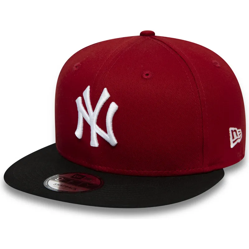 petten-plat-rood-snapback-9fifty-colour-block-van-new-york-yankees-mlb-van-new-era