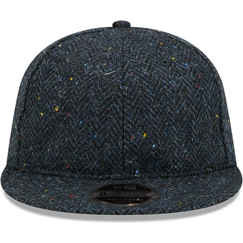 petten-plat-marineblauw-verstelbaar-9fifty-tweed-van-new-era