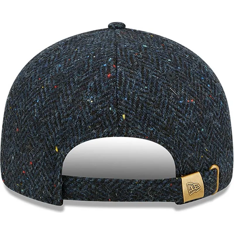 petten-plat-marineblauw-verstelbaar-9fifty-tweed-van-new-era