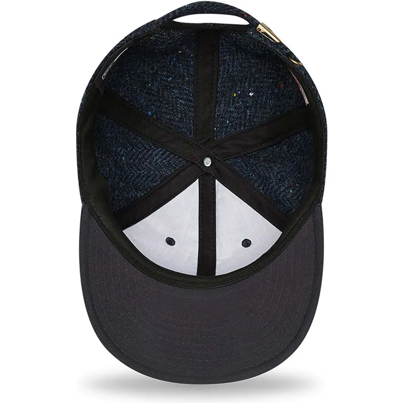 petten-plat-marineblauw-verstelbaar-9fifty-tweed-van-new-era