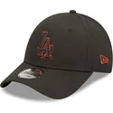 petten-gebogen-zwart-verstelbaar-9forty-team-outline-van-los-angeles-dodgers-mlb-van-new-era