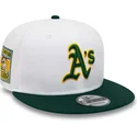 petten-plat-wit-snapback-rickey-henderson-9fifty-crown-patches-van-oakland-athletics-mlb-van-new-era