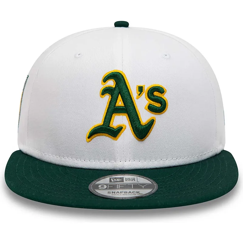 petten-plat-wit-snapback-rickey-henderson-9fifty-crown-patches-van-oakland-athletics-mlb-van-new-era