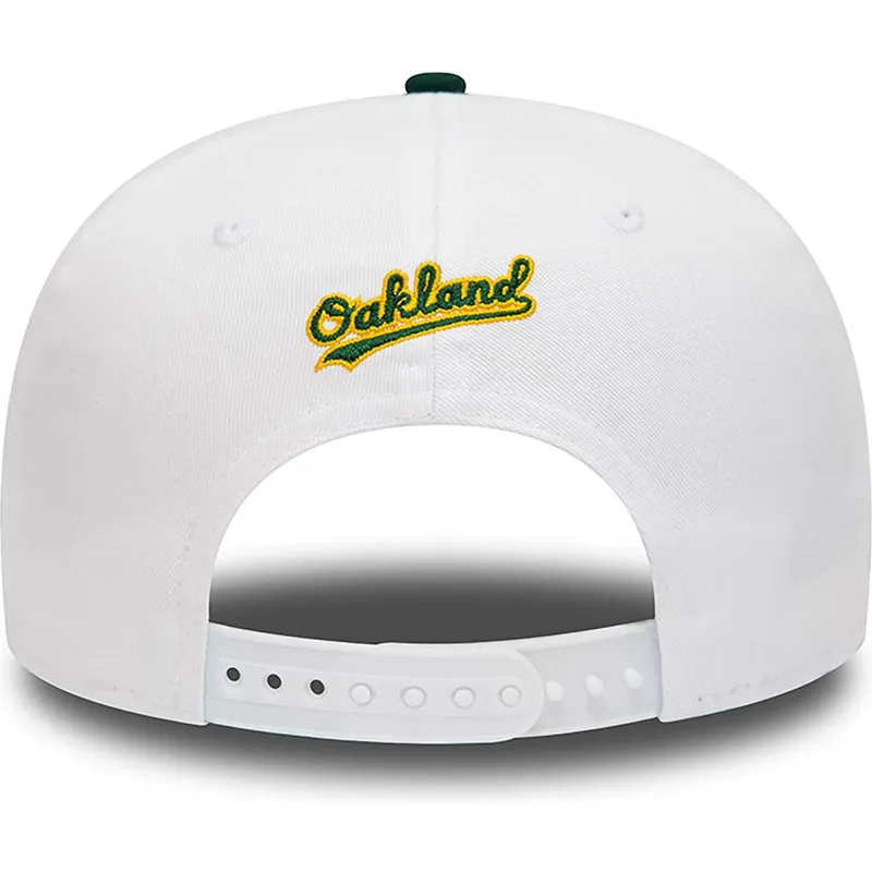 petten-plat-wit-snapback-rickey-henderson-9fifty-crown-patches-van-oakland-athletics-mlb-van-new-era