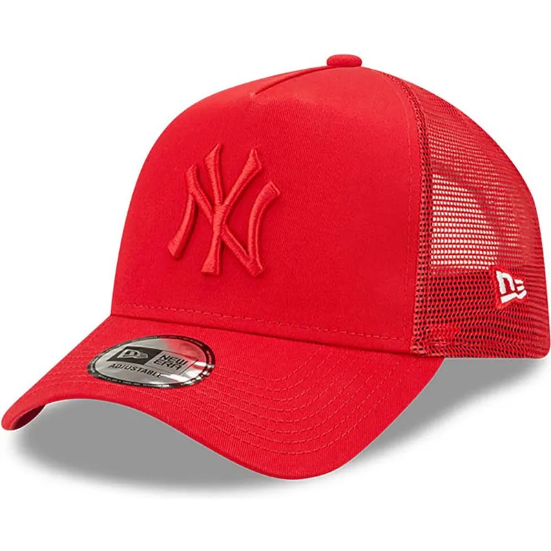 petten-gebogen-rood-snapback-a-frame-tonal-mesh-van-new-york-yankees-mlb-van-new-era petten-gebogen-rood-snapback-a-frame-tonal-mesh-van-new-york-yankees-mlb-van-new-era