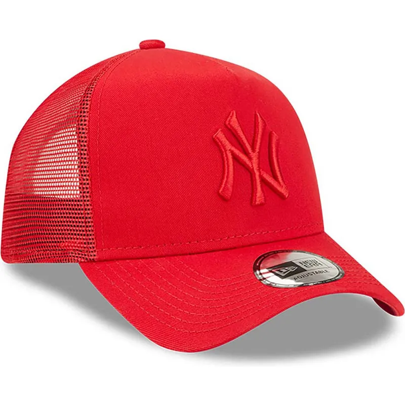 petten-gebogen-rood-snapback-a-frame-tonal-mesh-van-new-york-yankees-mlb-van-new-era petten-gebogen-rood-snapback-a-frame-tonal-mesh-van-new-york-yankees-mlb-van-new-era