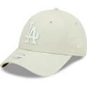 petten-gebogen-groen-verstelbaar-9forty-league-essential-van-los-angeles-dodgers-mlb-van-new-era