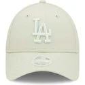 petten-gebogen-groen-verstelbaar-9forty-league-essential-van-los-angeles-dodgers-mlb-van-new-era