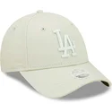 petten-gebogen-groen-verstelbaar-9forty-league-essential-van-los-angeles-dodgers-mlb-van-new-era