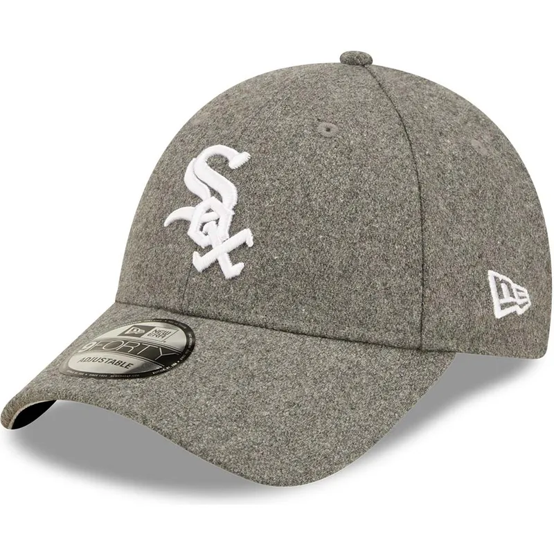 petten-gebogen-grijs-verstelbaar-9forty-the-league-melton-van-chicago-white-sox-mlb-van-new-era petten-gebogen-grijs-verstelbaar-9forty-the-league-melton-van-chicago-white-sox-mlb-van-new-era