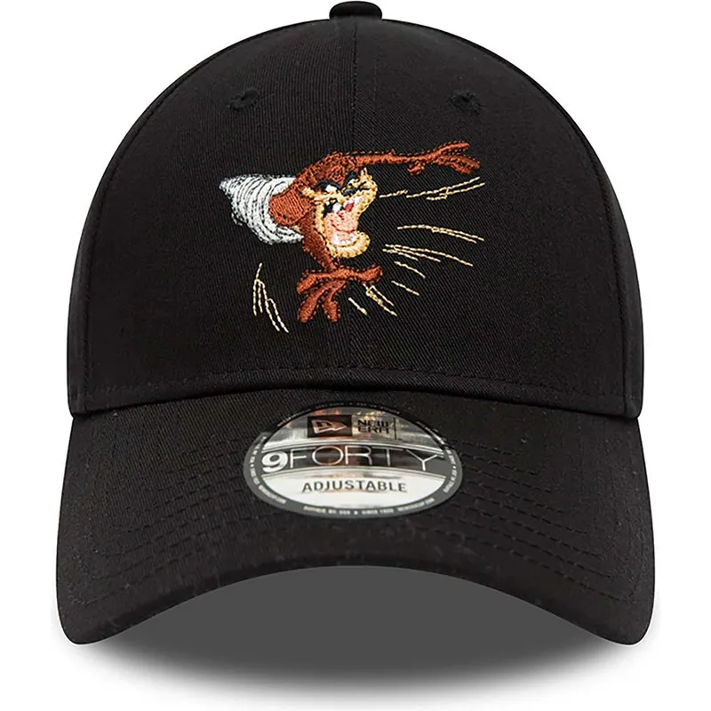 petten-gebogen-zwart-verstelbaar-9forty-van-tasmania-looney-tunes-van-new-era