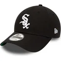 petten-gebogen-zwart-verstelbaar-9forty-team-side-patch-van-chicago-white-sox-mlb-van-new-era