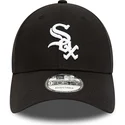petten-gebogen-zwart-verstelbaar-9forty-team-side-patch-van-chicago-white-sox-mlb-van-new-era
