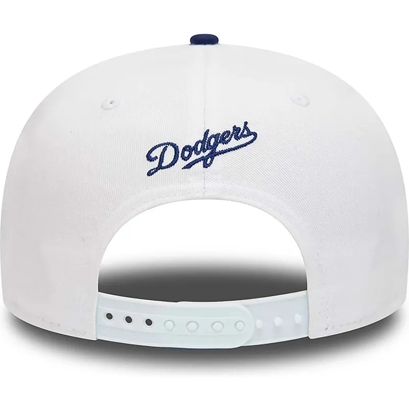 petten-plat-wit-snapback-9fifty-crown-patches-van-los-angeles-dodgers-mlb-van-new-era