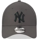 petten-gebogen-grijs-verstelbaar-9forty-diamond-era-van-new-york-yankees-mlb-van-new-era