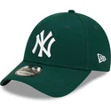 petten-gebogen-groen-verstelbaar-9forty-league-essential-van-new-york-yankees-mlb-van-new-era