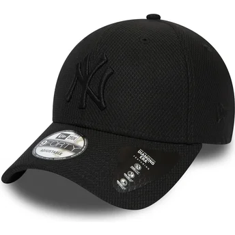 Petten gebogen zwart verstelbaar 9FORTY Diamond Era van New York Yankees MLB van New Era