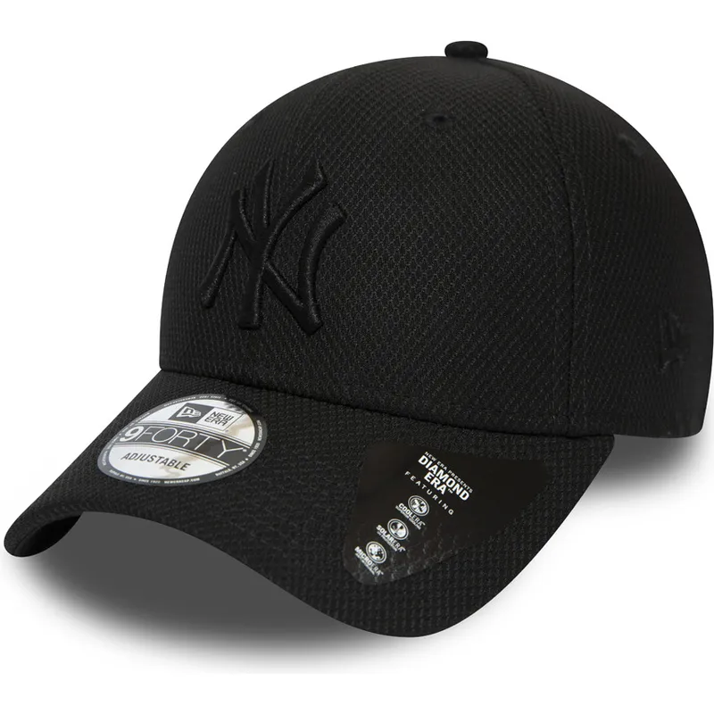 petten-gebogen-zwart-verstelbaar-9forty-diamond-era-van-new-york-yankees-mlb-van-new-era petten-gebogen-zwart-verstelbaar-9forty-diamond-era-van-new-york-yankees-mlb-van-new-era