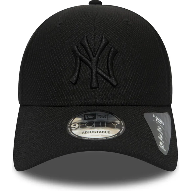 petten-gebogen-zwart-verstelbaar-9forty-diamond-era-van-new-york-yankees-mlb-van-new-era petten-gebogen-zwart-verstelbaar-9forty-diamond-era-van-new-york-yankees-mlb-van-new-era