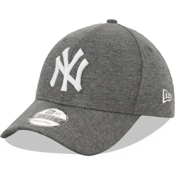 Petten gebogen grijs verstelbaar 9FORTY Jersey van New York Yankees MLB van New Era