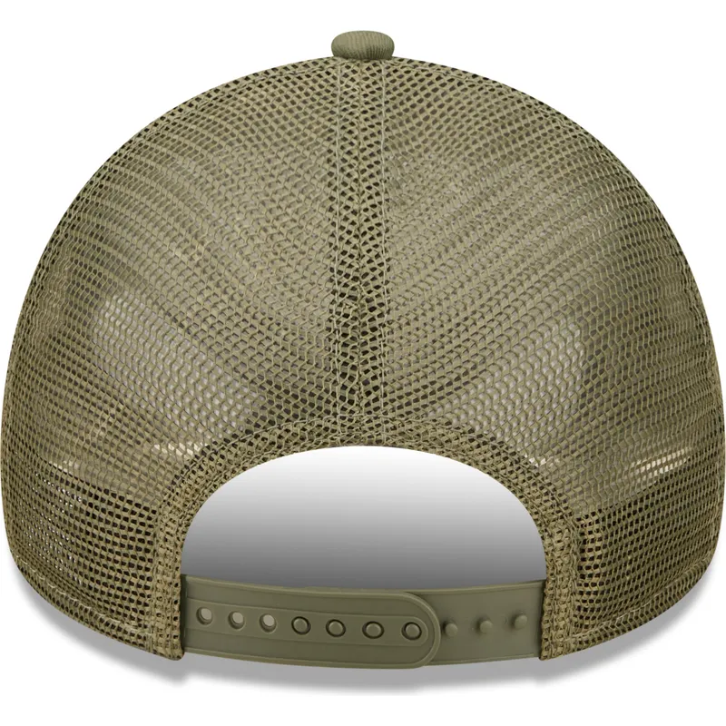 petten-gebogen-groen-snapback-a-frame-tonal-mesh-van-new-york-yankees-mlb-van-new-era