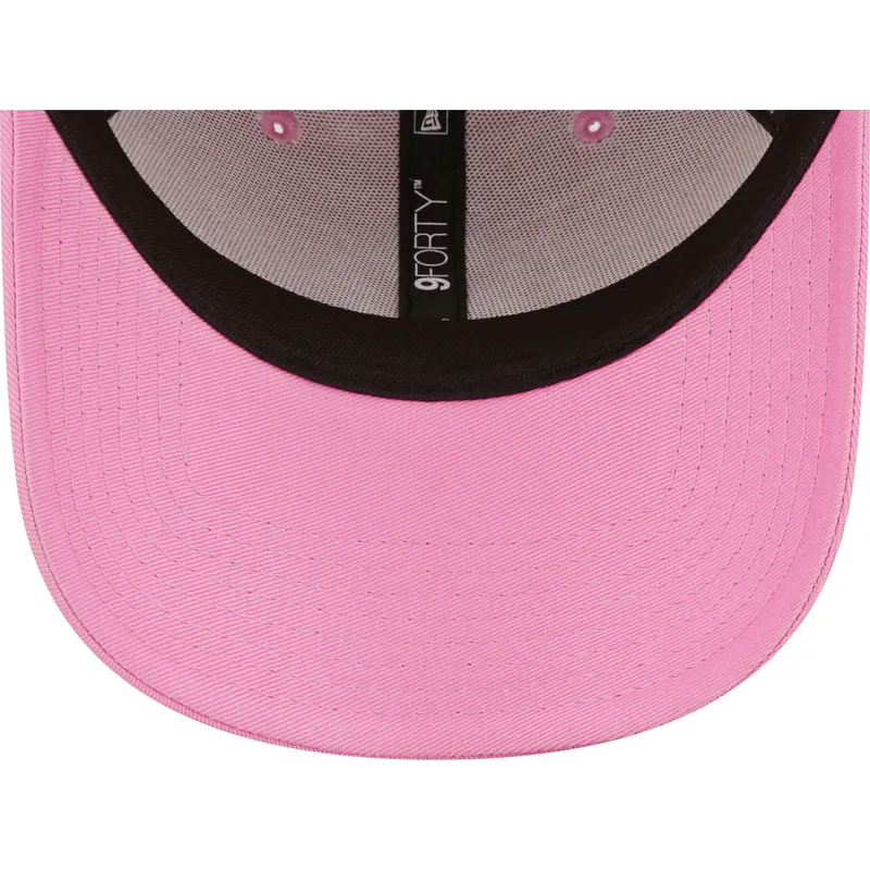 petten-gebogen-roze-verstelbaar-voor-kinderen-9forty-league-essential-van-new-york-yankees-mlb-van-new-era petten-gebogen-roze-verstelbaar-voor-kinderen-9forty-league-essential-van-new-york-yankees-mlb-van-new-era