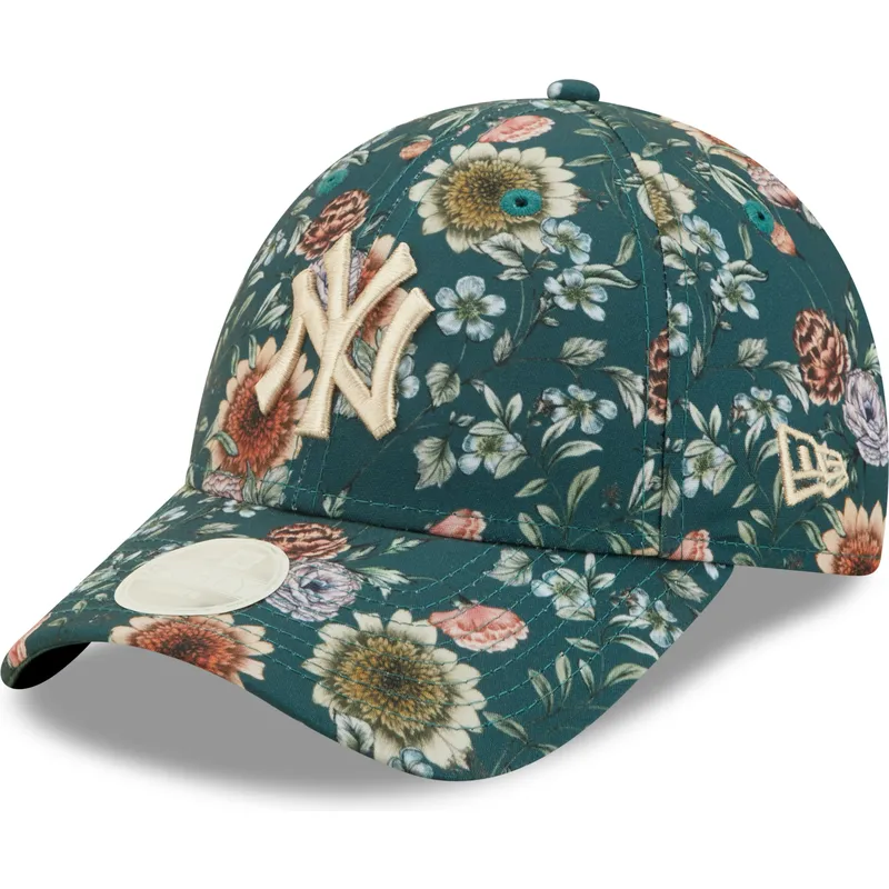petten-gebogen-groen-verstelbaar-9forty-all-over-print-floral-van-new-york-yankees-mlb-van-new-era petten-gebogen-groen-verstelbaar-9forty-all-over-print-floral-van-new-york-yankees-mlb-van-new-era