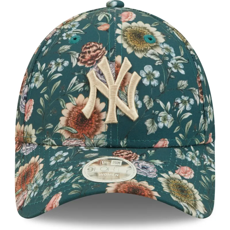 petten-gebogen-groen-verstelbaar-9forty-all-over-print-floral-van-new-york-yankees-mlb-van-new-era petten-gebogen-groen-verstelbaar-9forty-all-over-print-floral-van-new-york-yankees-mlb-van-new-era