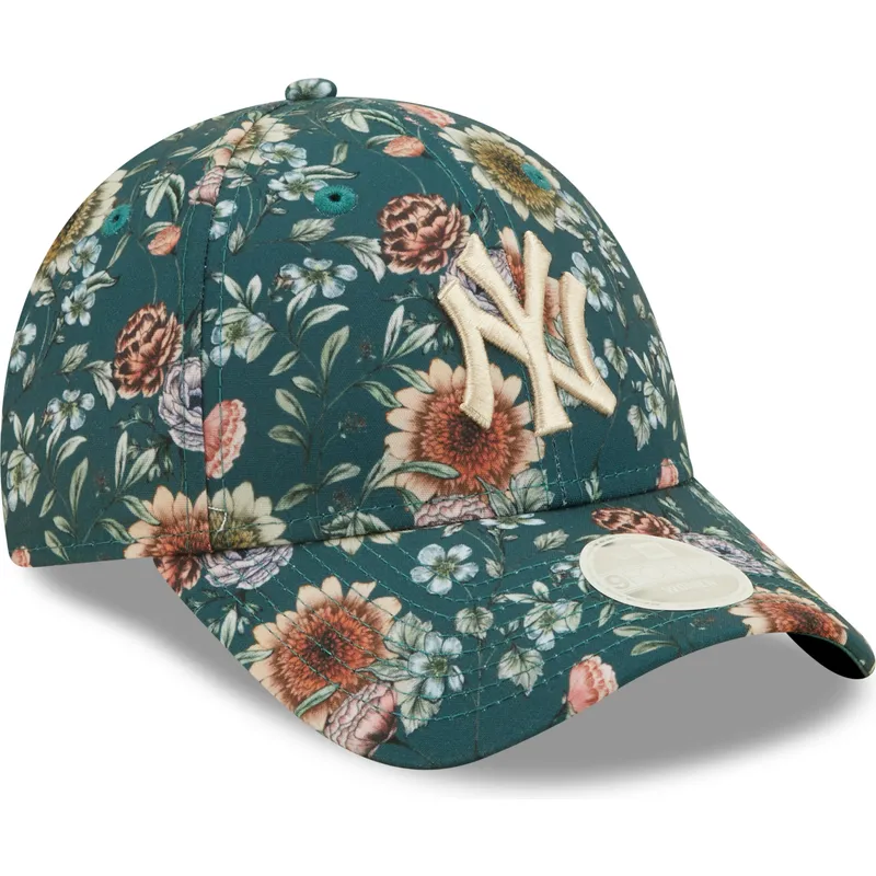 petten-gebogen-groen-verstelbaar-9forty-all-over-print-floral-van-new-york-yankees-mlb-van-new-era petten-gebogen-groen-verstelbaar-9forty-all-over-print-floral-van-new-york-yankees-mlb-van-new-era