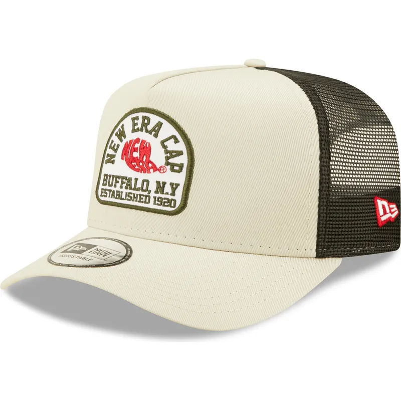 petten-gebogen-beige-snapback-buffalo-new-york-a-frame-state-patch-van-new-era